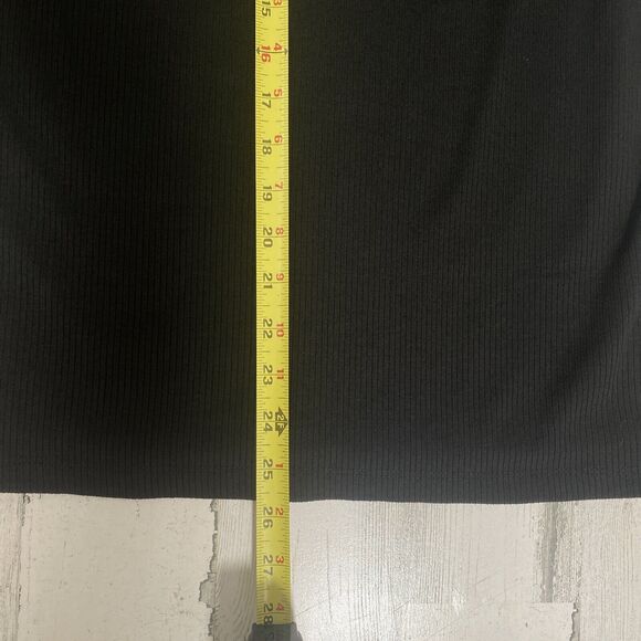 Lulus Sultry Side Black Ribbed One-shoulder Bodycon‎ Mini Dress - Small NWT - Picture 9 of 9